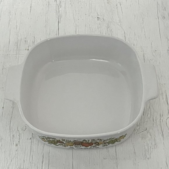 Vintage 2 quart Corning Ware Spice of Life La Marjolaine A-2-B with lid P-9-C-1 - Picture 9 of 11